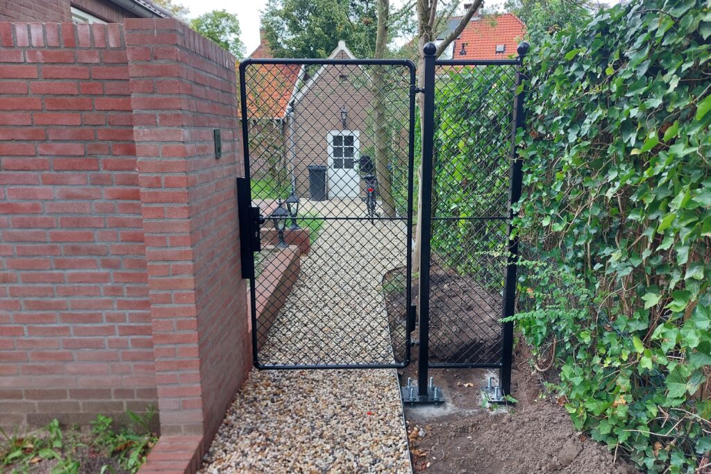 Looppoort met gaasvulling